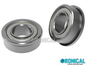 F6901-ZZ 12x24x6mm Flange Ball Bearing Metal Shield