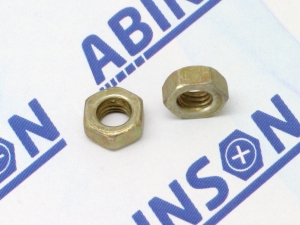 Hex Nut M3 (3mm) x 0.5mm Mild Steel Zinc Plated