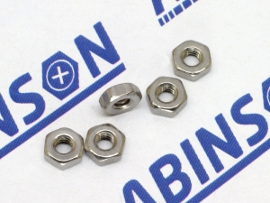 Hex Nut M2 (2mm) x 0.4mm Stainless Steel