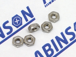 Hex Nut M2 (2mm) x 0.4mm Stainless Steel