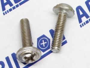 Washer Head M3 (3mm) x 12mm Phillips Stainless Steel SS Machine Screws