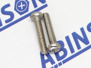 Pan Head M2 (2mm) x 10mm Phillips/Plus Stainless Steel SS Machine Screws