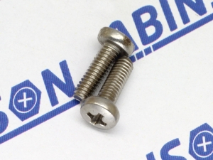 Pan Head M2.5 (2.5mm) x 8mm Phillips/Plus Stainless Steel SS Machine Screws