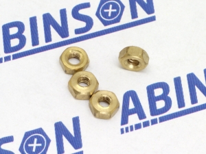 Hex Nut M2 (2mm) x 0.4mm Brass