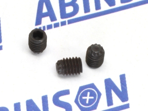 Allen Grub M3 (3mm) x 4mm x 0.5mm Set Screw Blackened Steel MS