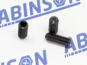 Allen Grub M3 (3mm) x 8mm x 0.5mm Set Screw Blackened Steel MS