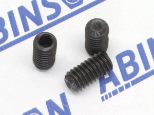 Allen Grub M4 (4mm) x 8mm x 0.7mm Set Screw Blackened Steel MS