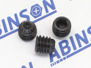 Allen Grub M6 (6mm) x 6mm x 1mm Set Screw Blackened Steel MS