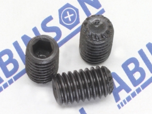 Allen Grub M6 (6mm) x 10mm x 1mm Set Screw Blackened Steel MS