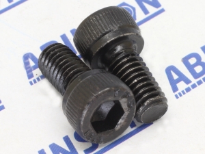 Socket Head M6 (6mm) x 12mm Allen Cap Steel Black Screw