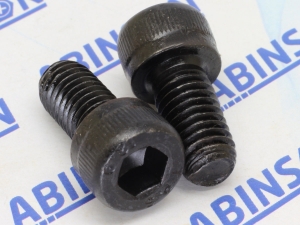 Socket Head M8 (8mm) x 16mm Allen Cap Steel Black Screw