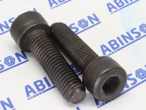 Socket Head M8 (8mm) x 30mm Allen Cap Steel Black Screw