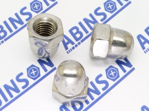 Dome Nut M6 (6mm) 1mm Stainless Steel SS