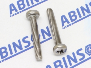 Pan Head M3 (3mm) x 20mm Phillips/Plus Stainless Steel SS Screws