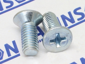 Counter Sunk CSK M5 (5mm) x 10mm Steel MS Phillips Plus Screw