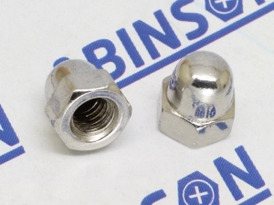 Dome Nut M4 (4mm) 0.7mm Stainless Steel SS